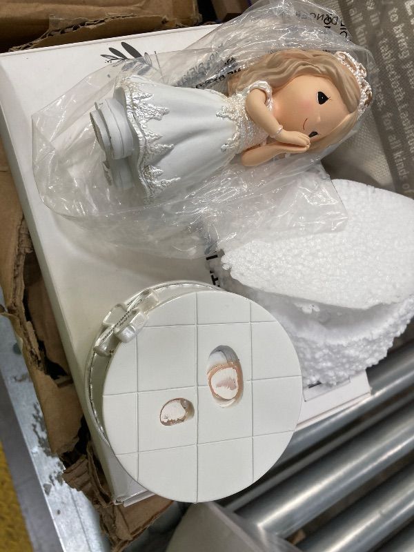 Photo 1 of ***BROKEN OFF THE BASE***Precious Moments Holy Communion Girl Musical Figurine – Plays “The Lord’s Prayer” – First Communion Gift for Girls, Religious Keepsake for Catholic and Christian Faith***BROKEN OFF THE BASE***