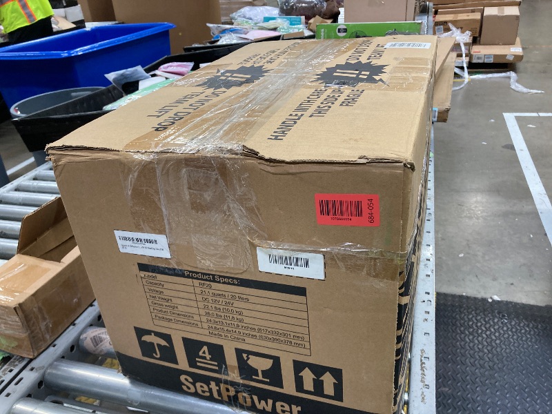 Photo 1 of ***NON FUNCTIONAL*THIS ITEM SOLD FOR PARTS ONLY***
Setpower 12V Refrigerator 21 Quart Portable Freezer 50 Hours Keep Cool,Electric Cooler for Vehicles Car Refrigerator for Car Camping Truck Van RV SUV Road Trip Travel (3-year warranty)***NON FUNCTIONAL*T