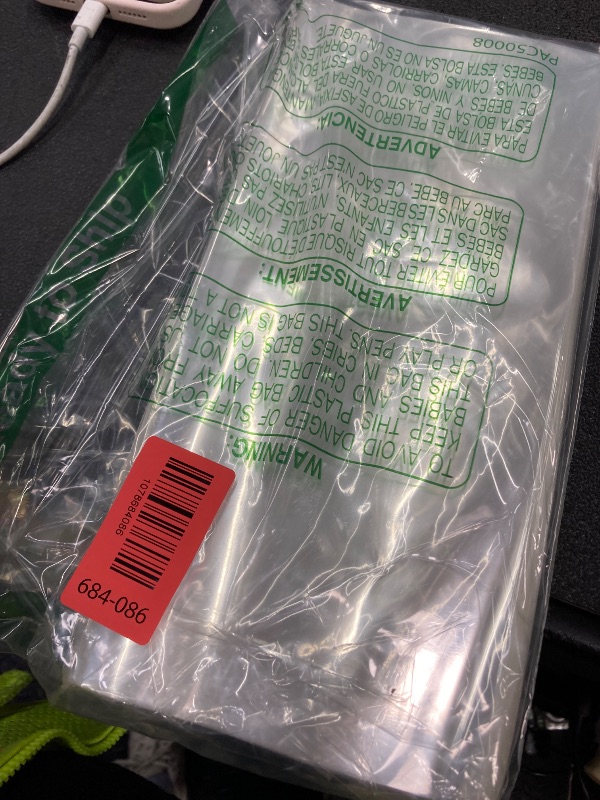 Photo 1 of ***NO TIES***LEOSINDA Clear Cellophane Treat Bags 100 pcs 5 X 11 Inch Clear Cellophane Bags with 6 Mix Colors Twist Ties for Gift Wrapping,Packaging Candies,Cookie?Dessert,Bakery, Popcorn, Chocolate,Party Favor***NO TIES***