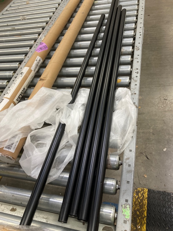 Photo 1 of **SIMILAR**Ivilon Drapery Treatment Window Curtain Rod - Square Design 1 1/8 Rod. 120 to 240 Inch - Antique Black