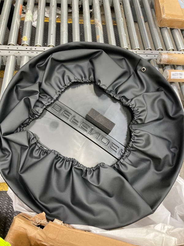 Photo 1 of ?Glossy Black+Silver? Spare Tire Cover Compatible with Land Rover Defender 2020-2026 Waterproof UV-Resistant Tire Protector for 90 110 130 18"-22" Wheels
