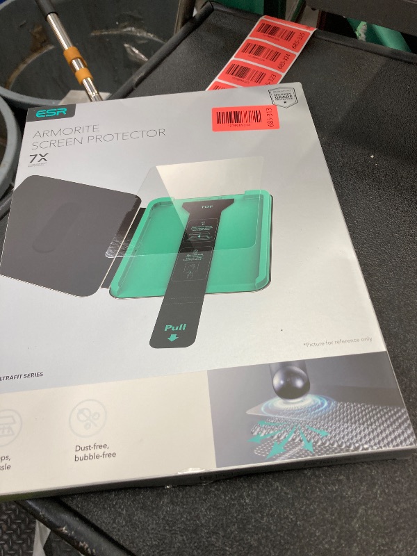Photo 1 of **ONLY ONE***ESR 2 Pack Armorite Screen Protector for iPad Air 13 Inch M4/M3/M2 (2026/2025/2024, 8th/7th/6th Generation), Military Grade, 9H Tempered Glass Film with UltraFit Tray, HD Clarity, Dust and Bubble Free
