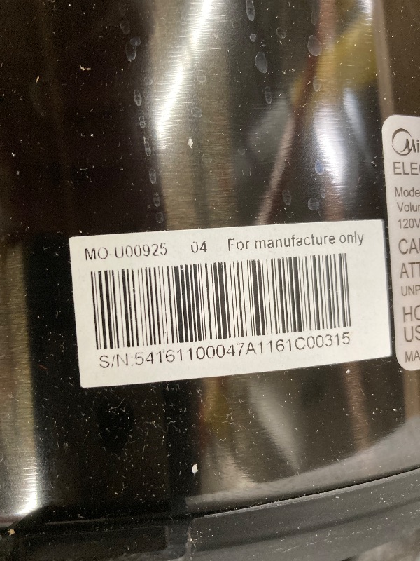 View 3 of ***LID IS CRACKED/PARTS ONLY****Midea 12-in-1 Electric Pressure Cooker, 6 Quarts, 12 Presets, Multi-Functional Programmable Slow Cooker, Rice Cooker, Steamer, Sauté Pan, Yogurt Maker, and More, Stainless Steel