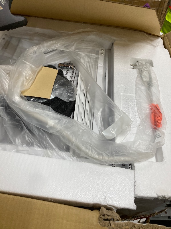 Photo 1 of *Box damaged/Minor scratches* Frigidaire 10,000 BTU Window Air Conditioner with Remote Control, Cools Up to 450 Sq. Ft., Quiet Operation, Eco Mode, 3 Fan Speeds, Auto Restart, White