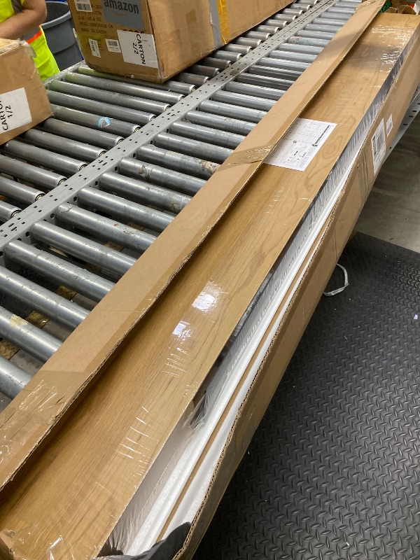 Photo 1 of *Minor damage* 72 Inch Floating Shelves 2 Pack, 8 Inch Deep Floating Shelf Wall Mounted, Large Shelves with Invisible Bracket for Books|Storage, Rustic Wood Wall Shelf for Bedroom, Kitchen, Living Room, Oak