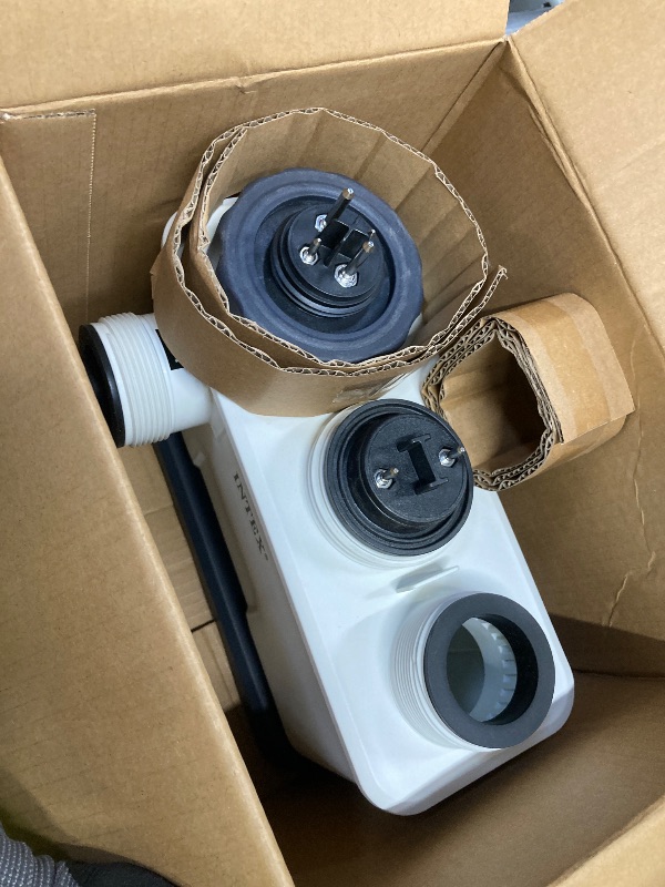 Photo 1 of *DIRTY* INTEX 2,650 GPH Krystal Clear Sand Filter Pump and Saltwater Pool Chlorine System for Above Ground Pools, Pool Cleaner System with Automatic Timer