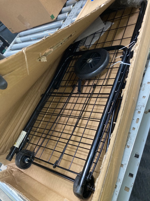 View 2 of *Dirty* dbest Products Cruiser Cart Sport, Foldable Grocery Cart on Wheels,Multi-Use Collapsible Folding Laundry Basket with Wheels