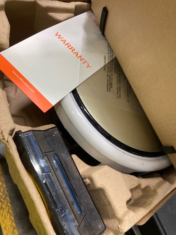 Photo 1 of *USED/DIRTY* ILIFE V5s Plus Robot Vacuum and Mop Combo with Wi-Fi/App/Alexa, Automatic Self-Charging Robotic Vacuum Cleaner, Slim and Quiet, Cleans Hard Floors Carpets and Pet Hair (V5s Pro Upgrade Version)