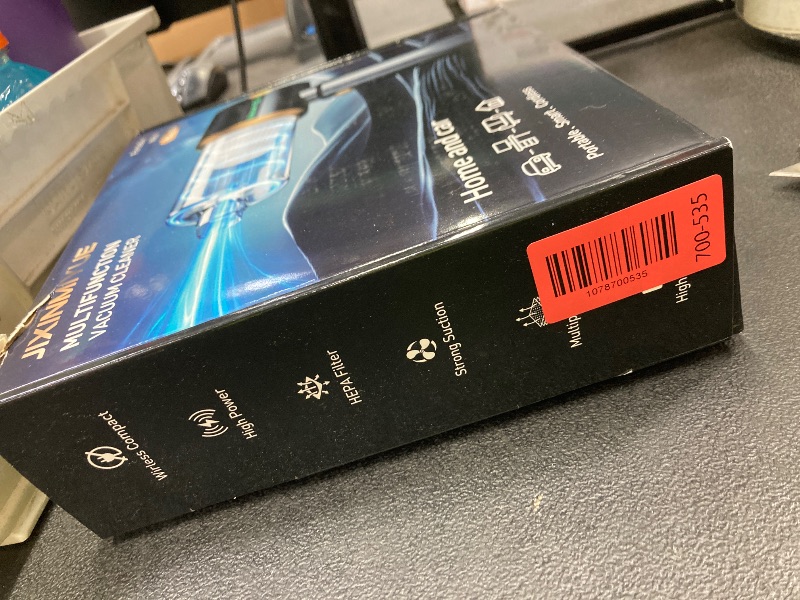 Photo 1 of *USED/DIRTY* JIXINMIYUE Car Handheld Vacuum Cordless: Car Vacuum Cleaner with 16000Pa Ultra-Strong Suction, Brushless Motor & HEPA Filter - Lightweight Design for Drivers and Office Workers - Charcoal