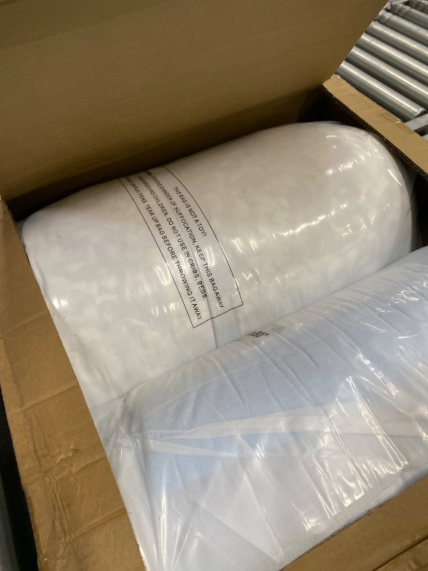 Photo 1 of ***DAMAGED -CUT -SELLING AS IS *** Dual Layer 4 Inch Memory Foam Mattress Topper King – 2 Inch Gel Memory Foam & 2 Inch Pillow Top Mattress Pad