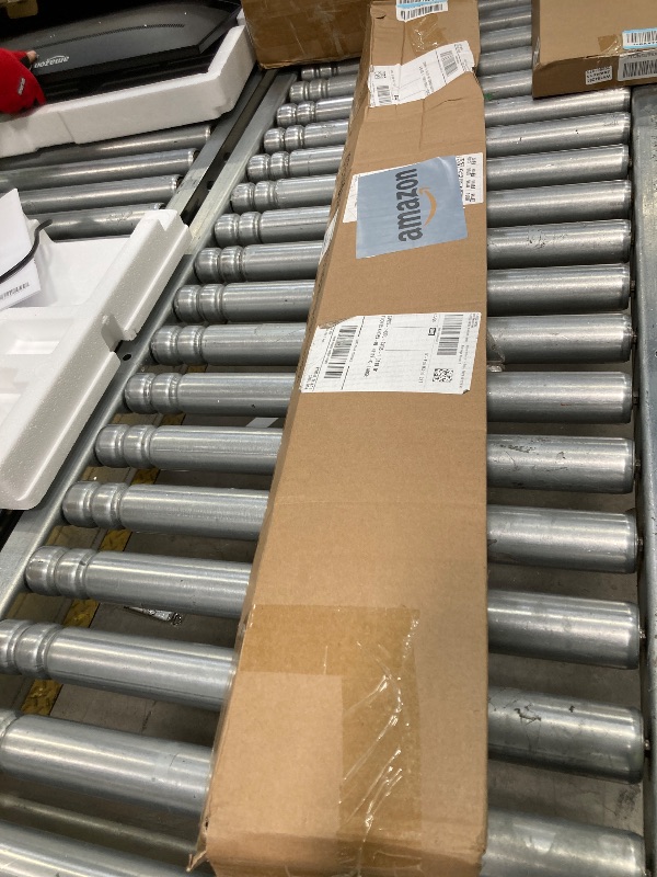 Photo 1 of 1 1/8 Inch Diameter Room Darkening Curtain Rods 48-84”, Heavy Duty Window Wrap Around Drapery Rod with Aluminum Bracket, Accessories, Wall Mounted Ceiling Mounted, Adjustable Length, Antique Bronze