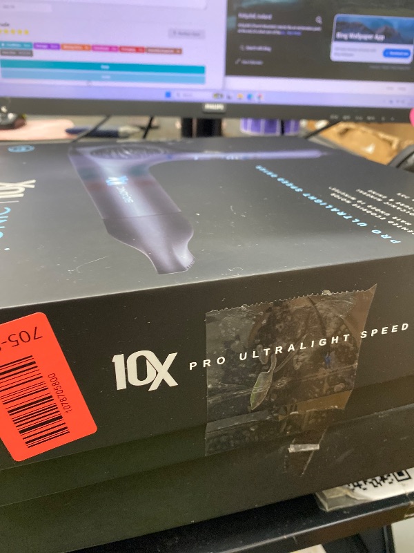 Photo 1 of ***MISSING PIECES -SELLING AS PARTS ONLY*** Bio Ionic 10X UltraLight Speed Hair Dryer, Blow Dryer with Adjustable Heat & Speed, Professional Hair Styling Tool for Fast, Frizz-Free Hairstyles, 1800W EcoDrive Brushless Motor