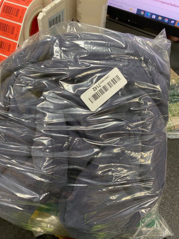 View 2 of ***THIS LOOKS LIKE A LARGE***FAIABLE Mens Hoodies Oversized Unisex Acid Wash Hoodie Heavyweight Fleece Vintage Washed Distress Cotton Sweatshirt Men Women Couples Streetwear College Casual Fall Winter Autumn 2026 Blue, Size Small***(runs big)***THIS LOOKS