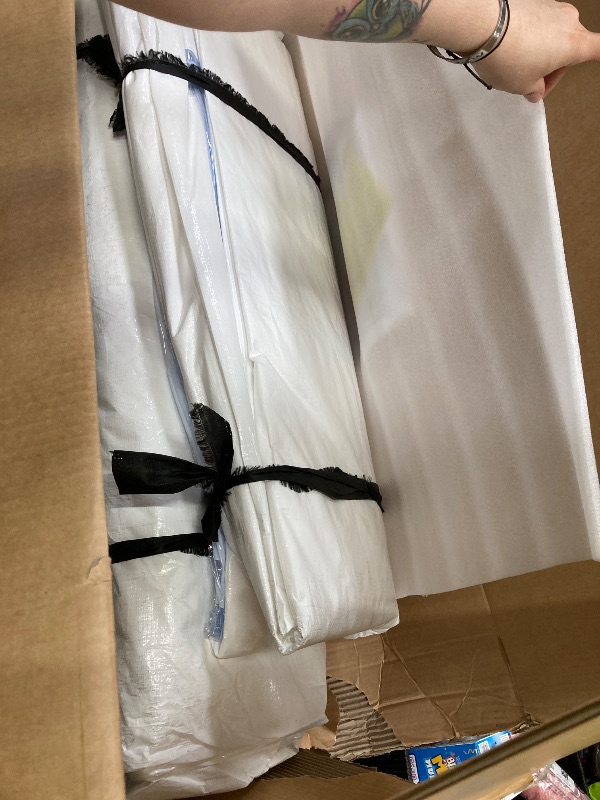 Photo 1 of ***BOX 2 OF 2 -PIECES -SELLING AS INCOMPLETE PARTS ONLY*** Eurmax USA 10x20ft Pop Up Canopy, Commercial Instant Tent for Outdoor Events, Patented No-Tip Rolling Storage Bag with 6 Sandbags,UV & Water Resistant,Heavy Duty Portable Shelter Gazebo,White