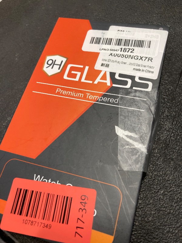 Photo 1 of [2+2 Pack] Galaxy S23 Ultra Privacy Screen Protector, 9H Tempered Glass, Ultrasonic Fingerprint Support, 3D Curved, HD Clear Anti-Spy Film for Samsung S23 Ultra 5G Glass Screen Protector