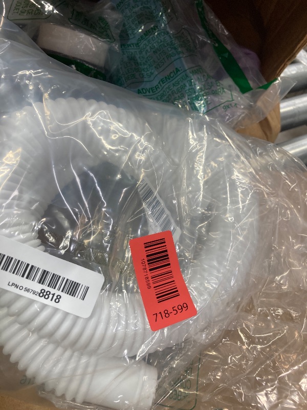 Photo 1 of 1-1/4 Inch x 3ft Above Ground Pools Replacement Hose for Pump 330 GPH, 530 GPH, and 1,000 GPH Compatible with Intex Coleman Summer Waves Pool Skimmer (White 1-1/4“by 3ft)