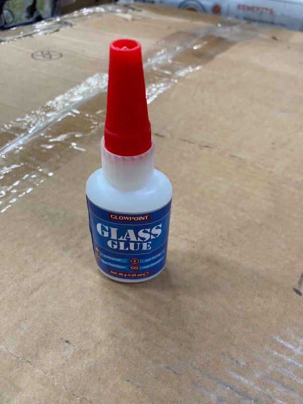 Photo 1 of ***HALF FULL***GLOWPOINT Glass Glue, 35g Ultra Strong Clear, Waterproof & Fast, Curing Adhesive for Glass Repair, Mirror, Crystal, Jewelry, and More***HALF FULL***