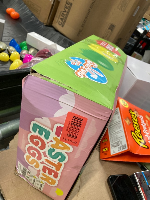 Photo 1 of [6 Surprise Golden Eggs] 300 Pack 2.3 Inch Plastic Easter Eggs, Empty Easter Eggs Fillable, Bright Colors Plastic Eggs Bulks for Easter Hunt, Easter Party Favor, Basket Stuffers Fillers