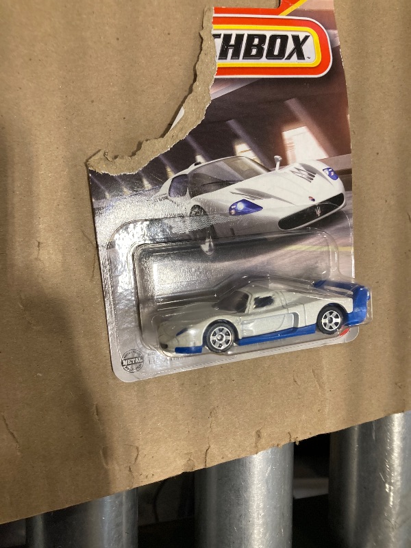 Photo 1 of Matchbox 2004 Maserati MC12 [White & Blue] 86/125, New for 2025! 1:64 Scale Diecast Toy Vehicle