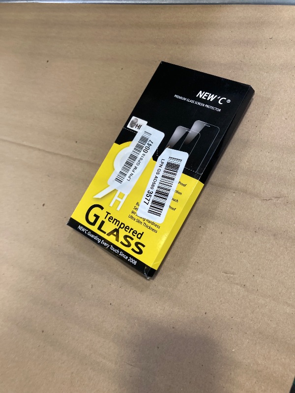 Photo 1 of NEW'C 3 Pack Designed for iPhone 16 Pro, iPhone 17, 17 Pro Screen Protector (6.3 inches), Enhanced Tempered Glass Protection with easy installation tool included, Case Friendly