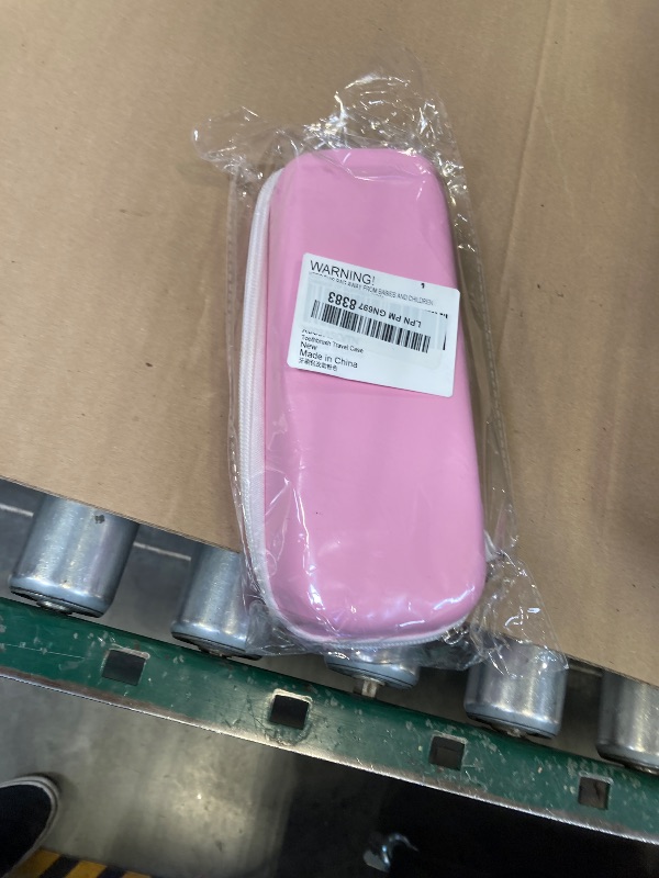 Photo 1 of Toothbrush Travel Case Compatible with Oral-B Pro 1000, 2000, 3000, 3500, 1500/ for Philips Sonicare ProtectiveClean 4100 5100 Electric Toothbrush with Mesh Pocket for Accessories - Pink (Bag Only)