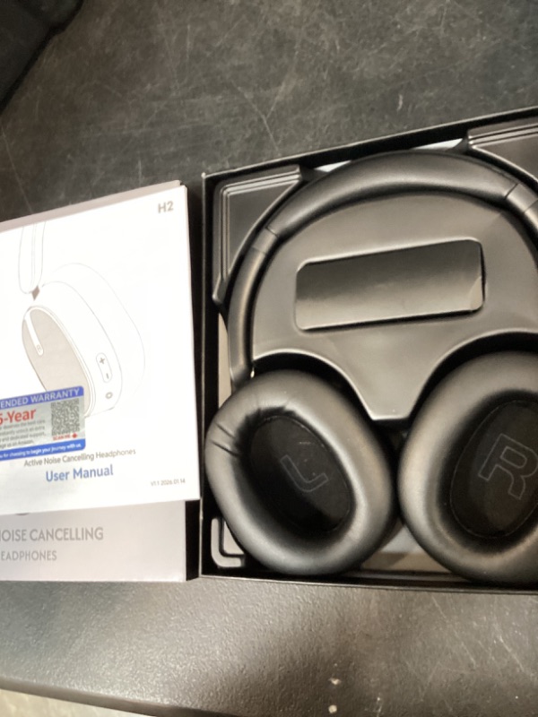 Photo 1 of bmani Noise Isolation Low Delay Game Bluetooth Over-Ear Headsets Charcoal