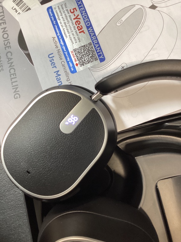Photo 1 of bmani Noise Isolation Low Delay Game Bluetooth Over-Ear Headsets Charcoal