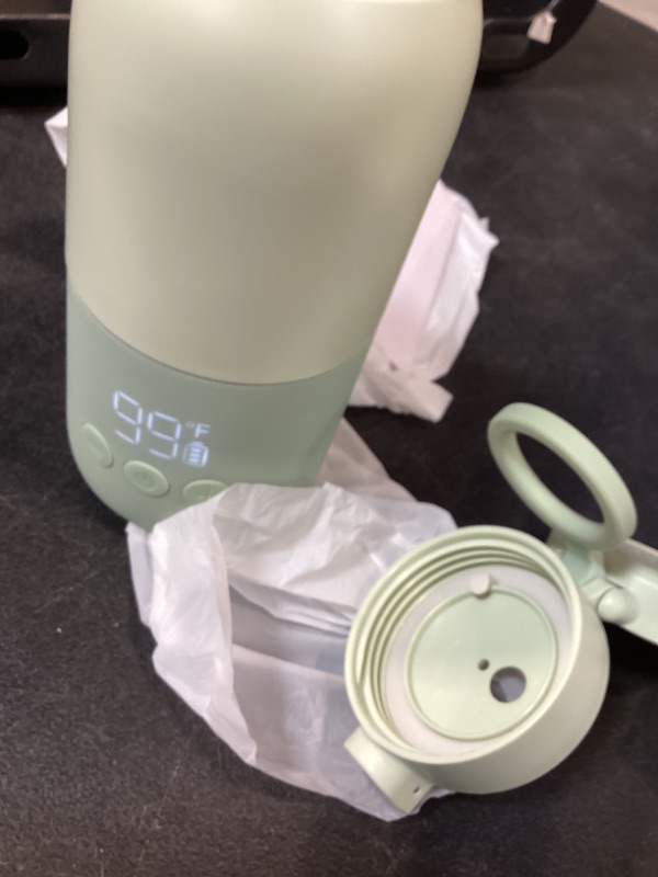 Photo 1 of BOLOLO Portable Bottle Warmer for Travel, Super Fast Charging, Instant Breastmilk, Formula, Water, Milk Warmer with 10 Ounces Big Capacity, Baby Flask for Vehicle,car,Airplane Journey