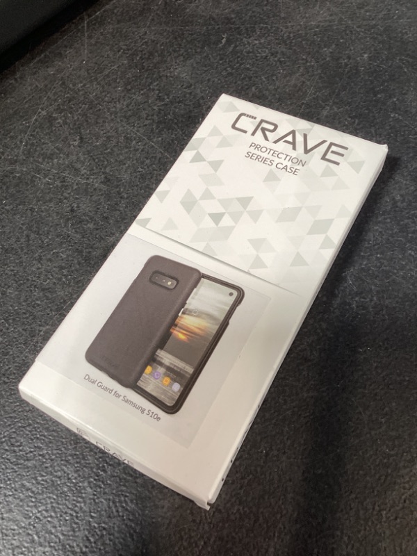 Photo 1 of Crave Dual Guard for Samsung Galaxy S10e Case, Shockproof Protection Dual Layer Case for Samsung Galaxy S10e - Black