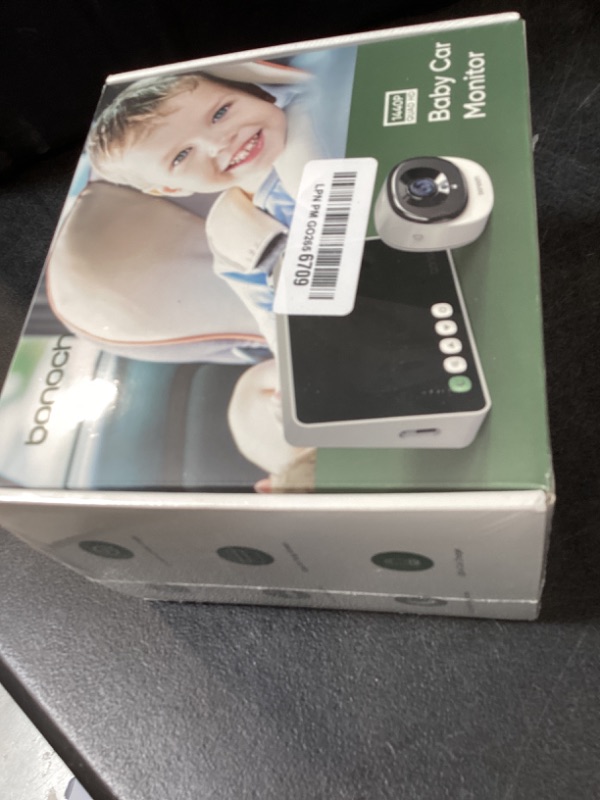 Photo 1 of bonoch 5" 1440P Baby Car Camera, Clearest Monitor with 360° Rotating Wide View, Backseat Rear Facing Mirror for Baby, USB Powered with Charger, Easy Setup, Night Vision, Plug & Play Safe Driving