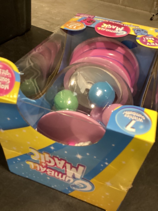 Photo 1 of Gumball Magic Gumball Machine Toy – Interactive Light Up Surprise Machine with 7 Gumball Reveals, Squishy Fidget Toys, Puffy Stickers & Positive Affirmations, Collectible Toy for Kids Girls Boys 4–10