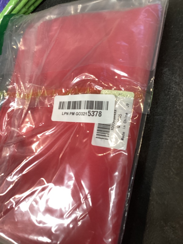 Photo 1 of Horbaunal 2 Pack Red Satin Table Runner 12 x 108 Inch, Smooth Table Runners for Wedding Banquets Birthday Party