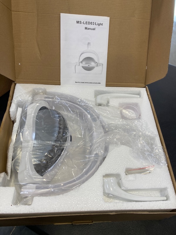 Photo 1 of MINTOOTHPRO Dental LED Exam Light with Reflector Cup, Infrared Sensor, Soft Shadowless Cold Light, 22mm Chair Mount (26mm Available Upon Request)
