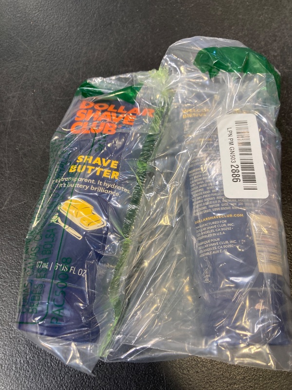 Photo 1 of Dollar Shave Club | Shave Butter 6 ounce (2 Pack) | Translucent Shaving Cream for Sensitive Skin