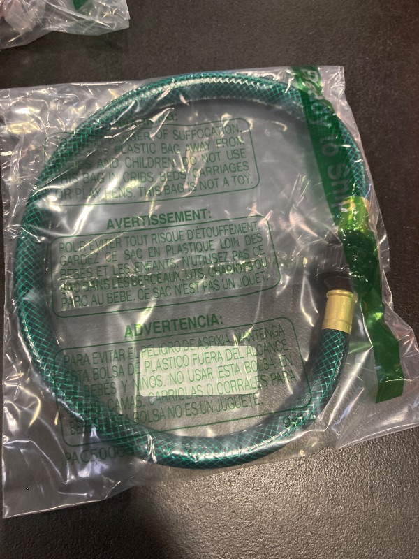 Photo 1 of Leader Hose for Outdoor Garden Connection: 2FT 1/2" Short Hose with Male to Female Fittings Leakproof and No Kink for Faucet Extension Drip Irrigation