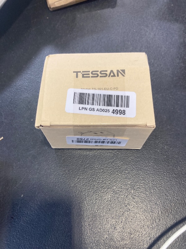 Photo 1 of 2 Pack European Travel Plug Adapter, TESSAN Europe Power Converter 4 Outlets 3 USB(1 USB C PD 20W), Type C International Adaptor to Italy Spain France Portugal Iceland Germany, EU Travel Essentials
