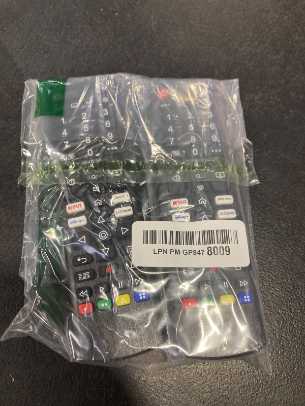 Photo 1 of Universal for LG Smart TV Remote Control Replacement (Pack of 2)