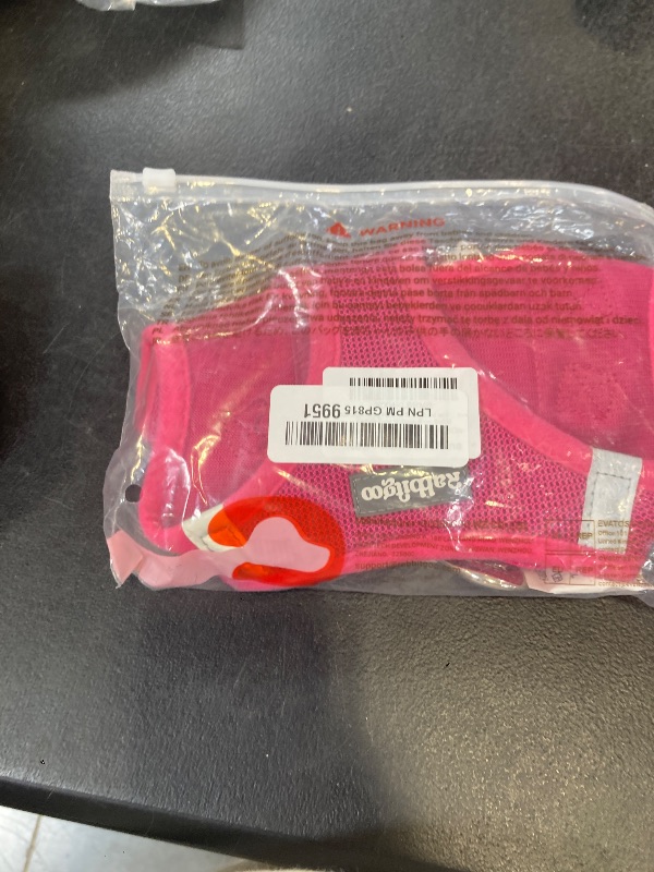 Photo 1 of rabbitgoo Dog Harness Small Sized and Leash Set, Step in Soft Light Puppy Vest, Breathable Mesh Pet Harness, Reflective for Safe Easy Walking, Rose Red M