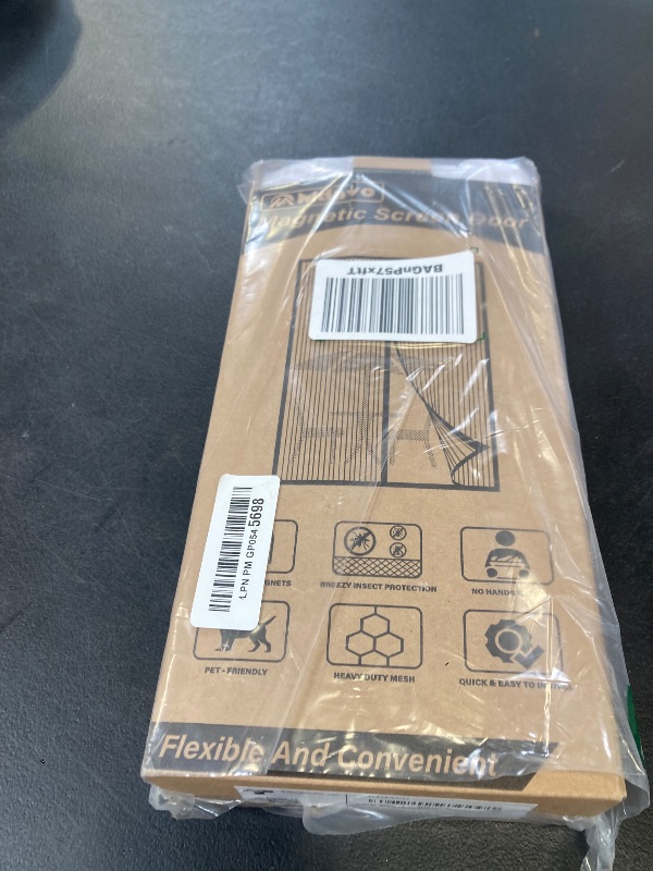 Photo 1 of Magnetic Screen Door?Screen Door Mesh?Keep Bugs Out, Heavy-Duty Mesh Curtain,Pet and Kid Friendly, Works with Front Doors, Sliding Doors?38x82 Inch White