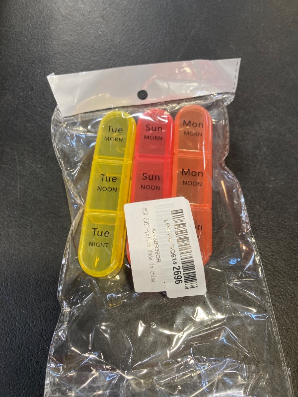 Photo 1 of WEEKLY PILL ORGANIZER- MISSING FOUR BOXES