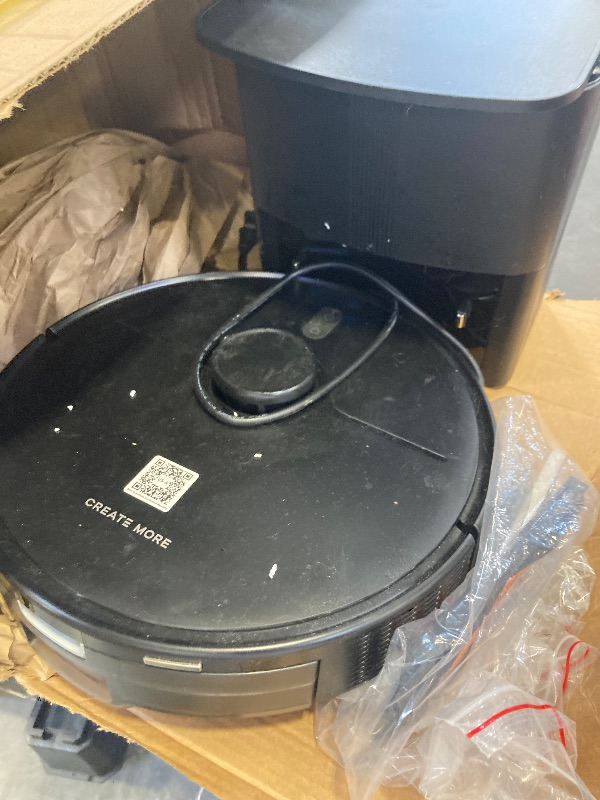 Photo 1 of eitton Self-Emptying Robot Vacuum and Mop, 6000Pa Powerful Suction, 90-Day Hands-Free,LiDAR Navigation, Smart Mapping, App & Alexa Control, Robotic Vacuum for Pet Hair, Carpets and Hard Floors
