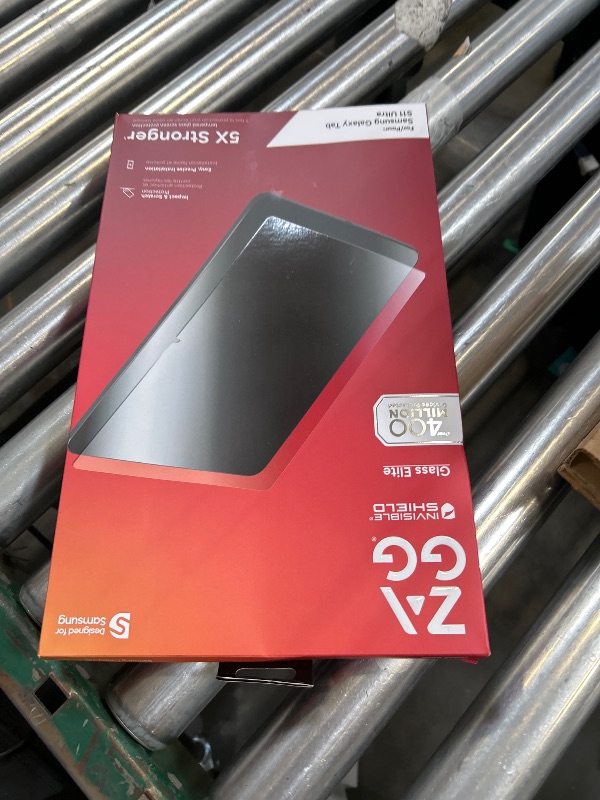 Photo 1 of ZAGG Glass Elite Screen Protector for Samsung Galaxy Tab S11 Ultra – 5X Stronger Tempered Glass, Anti-Fingerprint, Scratch-Resistant, Easy Installation, Reinforced Edges, Made with Recycled Materials