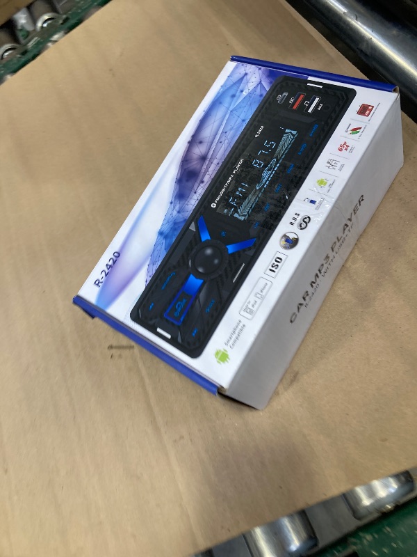 Photo 1 of Car Radio Bluetooth with Type-C/USB Port, Wistrue FM/AM Single Din Car Stereo Radio with Bluetooth Hands-Free 2 USB/AUX/SD/DSP,MP3 Player(No CD DVD Player)