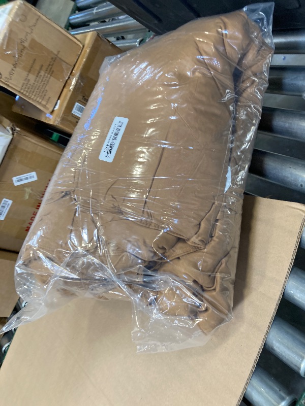 Photo 1 of Bare Home Comforter Set - Twin/Twin Extra Long Size - Ultra-Soft - Goose Down Alternative - Premium 1800 Series - All Season Warmth (Twin/Twin XL, Caramel)