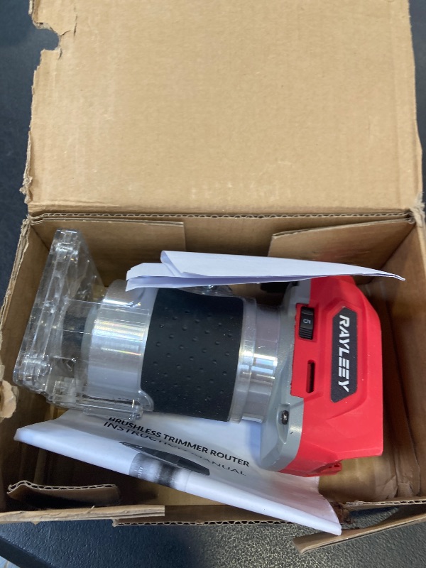 Photo 1 of Cordless Wood Router Trimmer Compatible With MILWAUKEE 18V Battery, 800W 30000 RPM Brushless Motor Hand Palm Router with 15pcs 1/4"Shank Router Bits for Woodworking,Slotting(NO Battery)