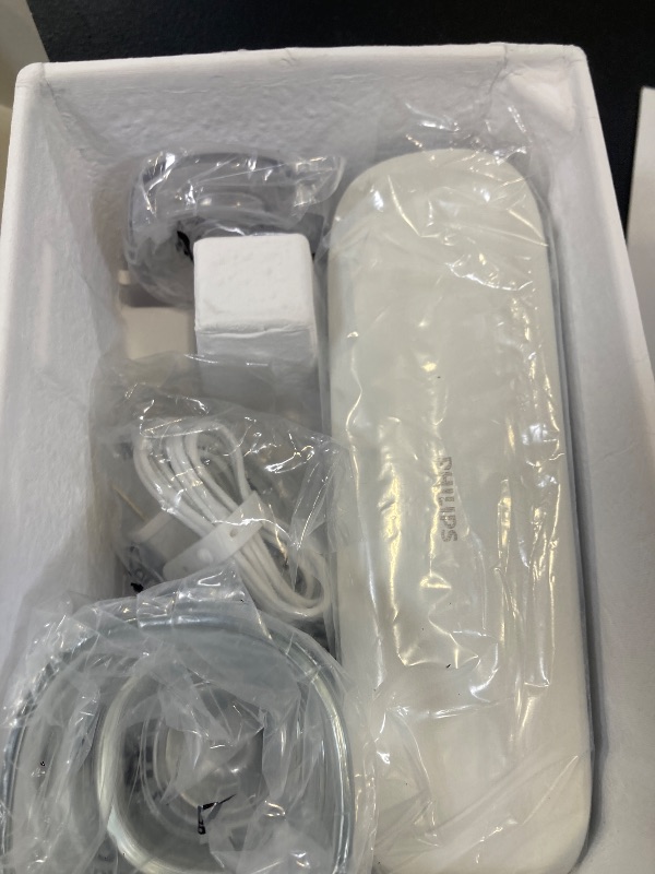 Photo 1 of Philips Sonicare DiamondClean Smart 9500 Electric Toothbrush - Sonic Toothbrush with App, Pressure Sensor, 15 Brushing Settings, Replacement Reminder, USB Charging Travel Case, White, Model HX9923/01