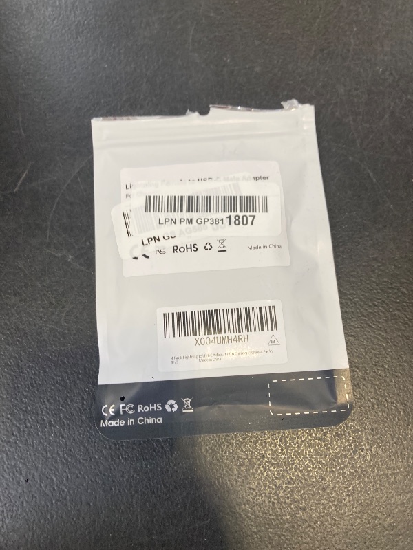 View 2 of 4 Pack Lightning to USB C Adapter for iPhone 17 Air 16 16e 15 Pro Max Plus, iPad, Galaxy - NOT for Headphones/Microphone/OTG/iPencil, USB Type C to Lightning Adapter ONLY for Charging/Data Sync
