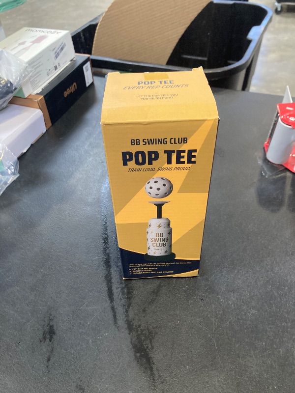 Photo 1 of BB Swing Club Pop Tee, Pop-Up Baseball Trainer for Hitting Practice, Pop Tee Training Equipment with Ball Launcher Action, Skill Development Tool for Timing, Contact, and Swing Mechanics