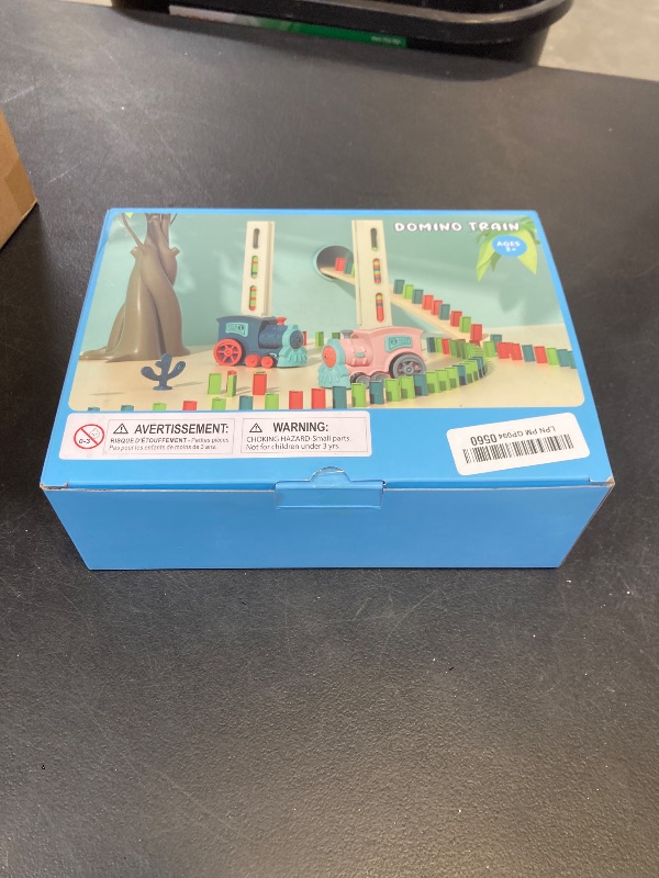 Photo 1 of PREPHY Domino Train Toys Kids Games - Automatic Stacking Creative Game 3+ Year Old - Stem Montessori Toy for Boys 4-6 - Summer Autistic Christmas Birthday Gifts 5 6 Toddler Ages 4-8