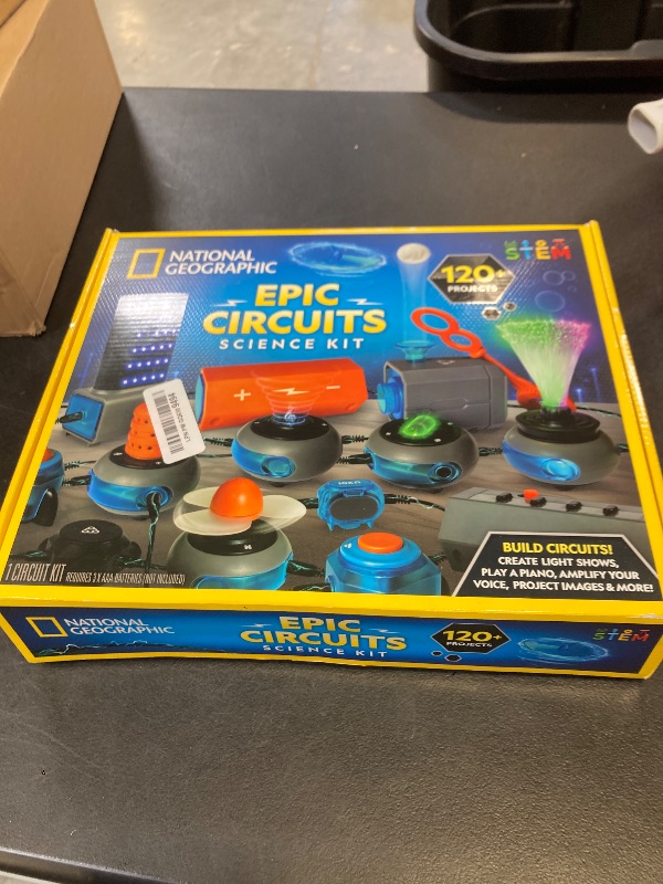 Photo 1 of National Geographic Circuit Maker Kit - Electronics Kit for Kids with 120 Electrical Projects, Electric Circuit STEM Toy, Electronic Projects, Electrical Kit for Kids, Electricity Set